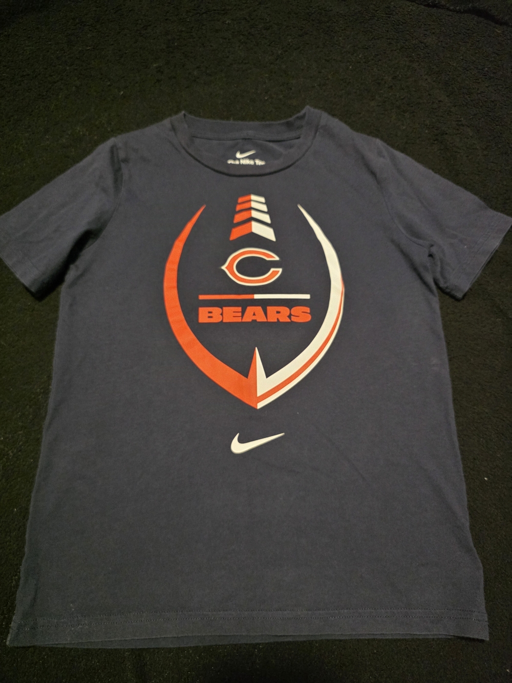 Nike Chicago Bears Navy Graphic Tee